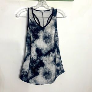 Fila performance Tie Dye racer back tank top XS performance shirt running